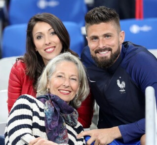 Denis Giroud's wife and son. 
